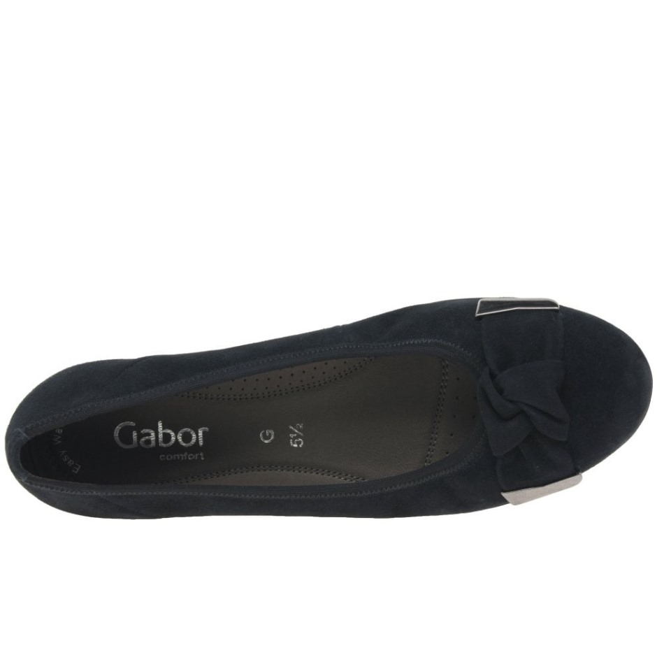 Gabor En Daim Du Pacifique | Escarpins Femme Silencieux Exclusifs